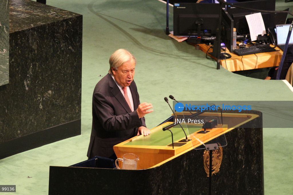 NEW YORK, UNITED STATES, SEPTEMBER 22, 2026: United Nations Secretary-General António Guterres addresses the opening of the General Debate of the 81st Session of the UN General Assembly in the General Assembly Hall at United Nations headquarters in New York. Photo by Catherine Manso / JNA Press. (Photo by Catherine Manso/JNA Press via Nexpher Images)