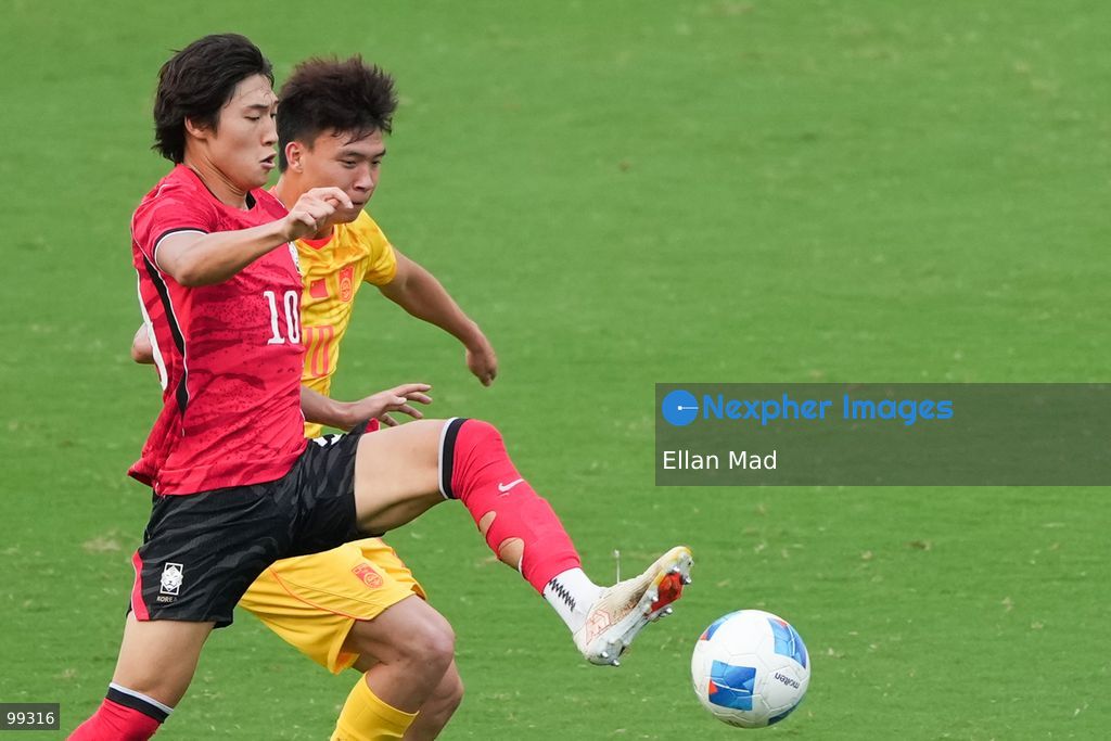 South Korean footballer Bae Jun-ho during a football match between South Korea and China at the 2026 asia games on September 30, 2026 in Nagai Stadium, Osaka, Japan (Photo by Ellan Mad/Nexpher Images)