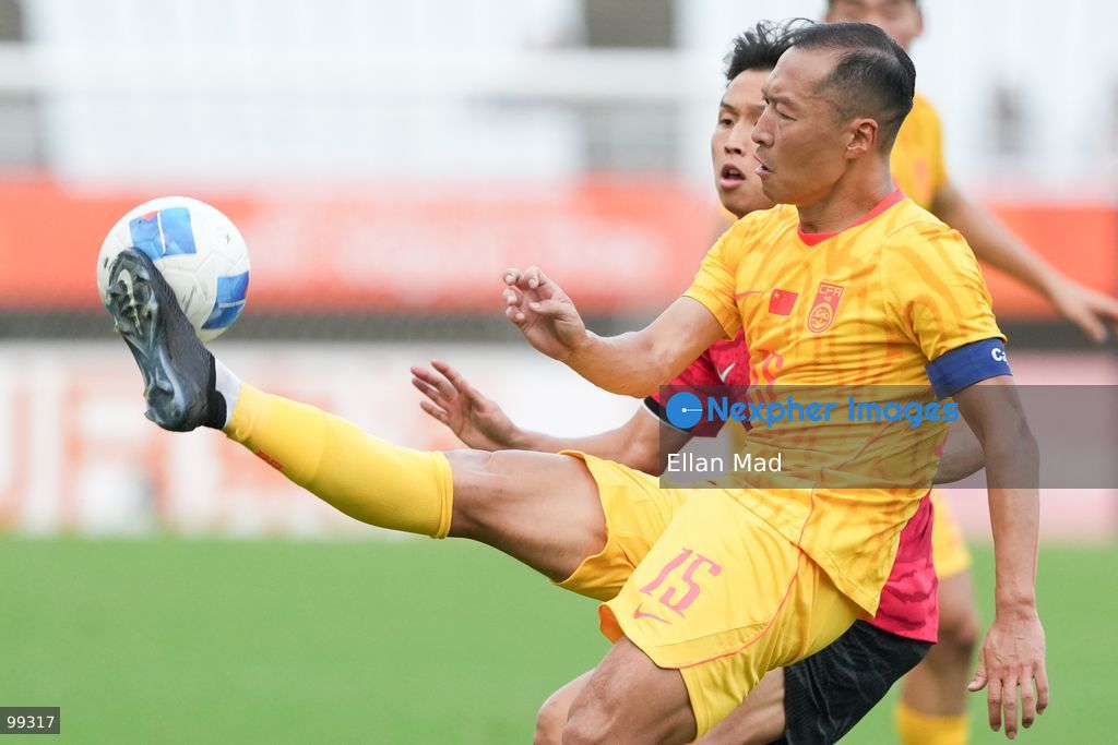 chinese footballer Wu Xi during a football match between South Korea and China at the 2026 asia games on September 30, 2026 in Nagai Stadium, Osaka, Japan (Photo by Ellan Mad/Nexpher Images)
