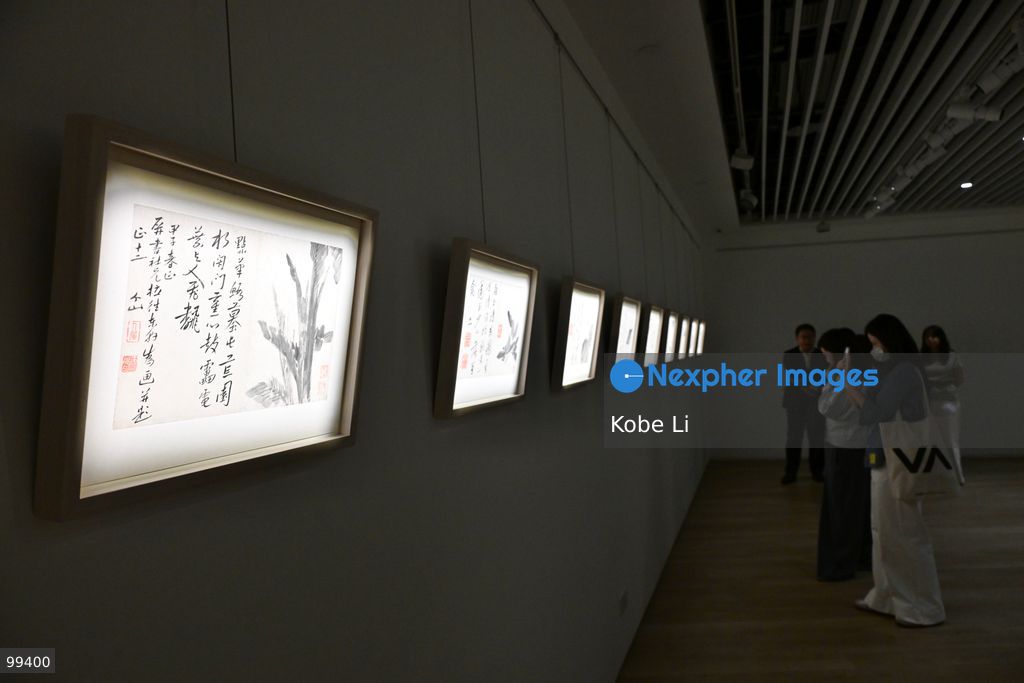 Album of Miscellaneous Subjects, the artworks of Zhu Da (Bada Shanren), displaying at Fine Classical and Modern Chinese Paintings of Sotheby's Hong Kong Autumn Sales 2026 on September 30, 2026 in Hong Kong. (Photo by Kobe Li/Nexpher Images)