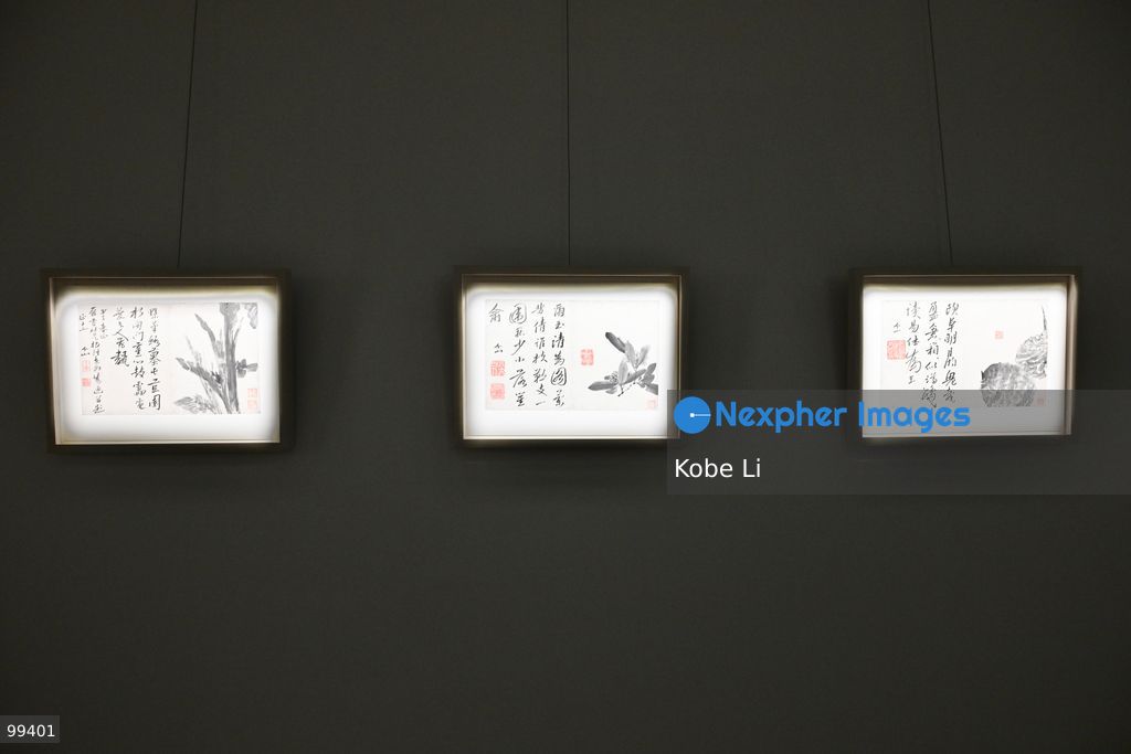 Album of Miscellaneous Subjects, the artworks of Zhu Da (Bada Shanren), displaying at Fine Classical and Modern Chinese Paintings of Sotheby's Hong Kong Autumn Sales 2026 on September 30, 2026 in Hong Kong. (Photo by Kobe Li/Nexpher Images)