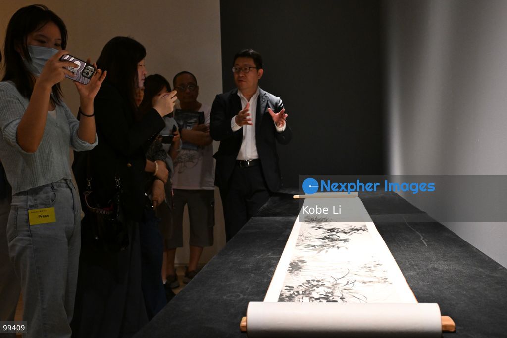 Orchids, an artwork of Shitao, displaying at Fine Classical and Modern Chinese Paintings of Sotheby's Hong Kong Autumn Sales 2026 on September 30, 2026 in Hong Kong. (Photo by Kobe Li/Nexpher Images)