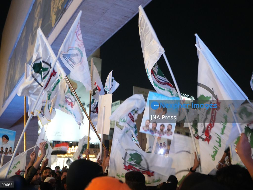 BAGHDAD, IRAQ, SEPTEMBER 30, 2026: Iraqis and members of the country's security forces gather at Tahrir Square in Baghdad during celebrations marking National Sovereignty Day following the completion of the withdrawal of US forces and the end of the US-led coalition's military mission in Iraq. Participants waved Iraqi flags and security forces took part in commemorative events as the country marked the end of the coalition's military presence. Photo by Muntazer Sahib/ JNA Press. (Photo by Muntazer Uday Sahib/JNA Press via Nexpher Images)