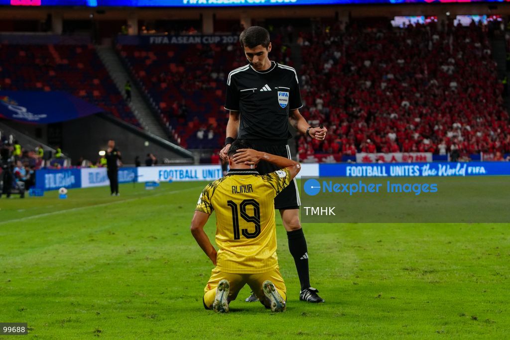 A general view shows Hong Kong, China competing against Brunei during a FIFA ASEAN Cup Tier 2 match at Kai Tak Stadium on September 30, 2026 in Hong Kong. Facing a 10-man Brunei side following a second-half red card, Hong Kong, China secured a 2-0 victory with goals from Philip Chan Siu-kwan and Matt Orr to advance to Saturday's final against Cambodia. (Photo by Zulu Lo/TMHK via Nexpher Images)