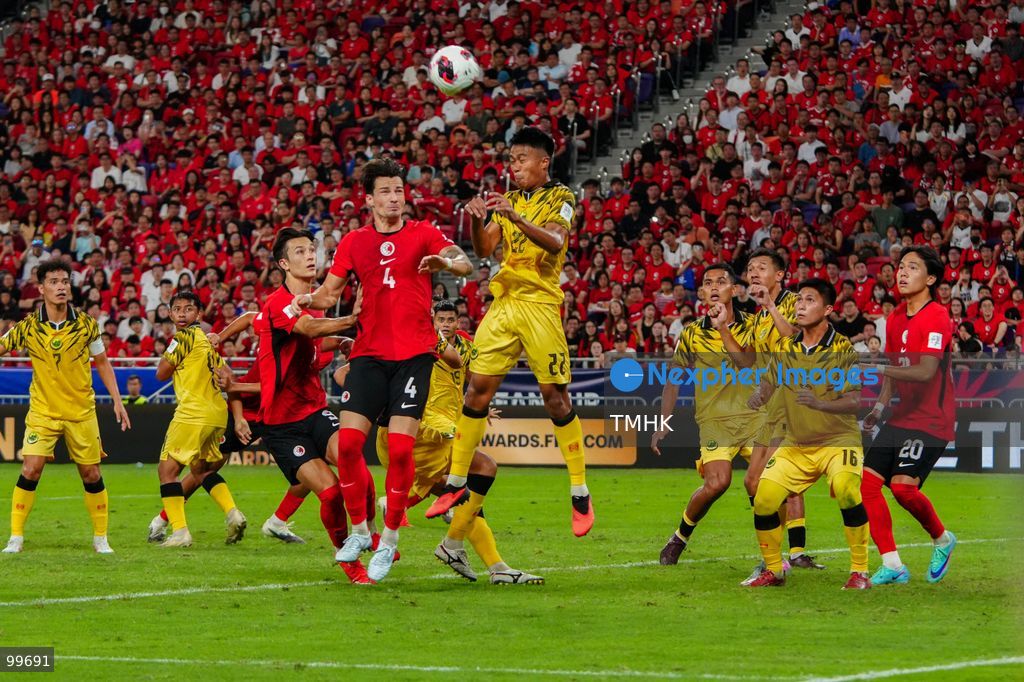 A general view shows Hong Kong, China competing against Brunei during a FIFA ASEAN Cup Tier 2 match at Kai Tak Stadium on September 30, 2026 in Hong Kong. Facing a 10-man Brunei side following a second-half red card, Hong Kong, China secured a 2-0 victory with goals from Philip Chan Siu-kwan and Matt Orr to advance to Saturday's final against Cambodia. (Photo by Zulu Lo/TMHK via Nexpher Images)