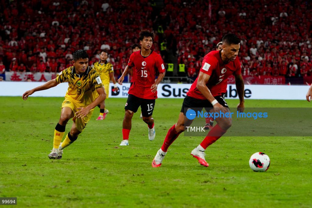 A general view shows Hong Kong, China competing against Brunei during a FIFA ASEAN Cup Tier 2 match at Kai Tak Stadium on September 30, 2026 in Hong Kong. Facing a 10-man Brunei side following a second-half red card, Hong Kong, China secured a 2-0 victory with goals from Philip Chan Siu-kwan and Matt Orr to advance to Saturday's final against Cambodia. (Photo by Zulu Lo/TMHK via Nexpher Images)