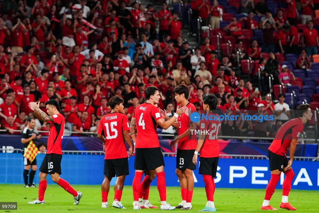 A general view shows Hong Kong, China competing against Brunei during a FIFA ASEAN Cup Tier 2 match at Kai Tak Stadium on September 30, 2026 in Hong Kong. Facing a 10-man Brunei side following a second-half red card, Hong Kong, China secured a 2-0 victory with goals from Philip Chan Siu-kwan and Matt Orr to advance to Saturday's final against Cambodia. (Photo by Zulu Lo/TMHK via Nexpher Images)