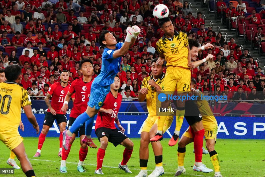 A general view shows Hong Kong, China competing against Brunei during a FIFA ASEAN Cup Tier 2 match at Kai Tak Stadium on September 30, 2026 in Hong Kong. Facing a 10-man Brunei side following a second-half red card, Hong Kong, China secured a 2-0 victory with goals from Philip Chan Siu-kwan and Matt Orr to advance to Saturday's final against Cambodia. (Photo by Zulu Lo/TMHK via Nexpher Images)