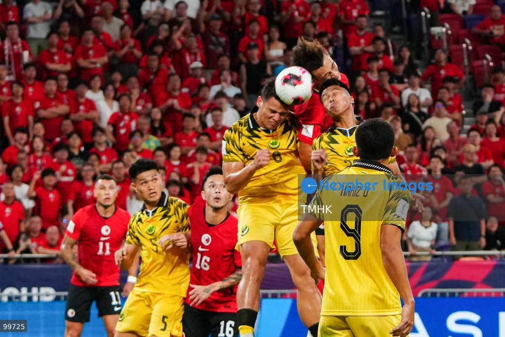A general view shows Hong Kong, China competing against Brunei during a FIFA ASEAN Cup Tier 2 match at Kai Tak Stadium on September 30, 2026 in Hong Kong. Facing a 10-man Brunei side following a second-half red card, Hong Kong, China secured a 2-0 victory with goals from Philip Chan Siu-kwan and Matt Orr to advance to Saturday's final against Cambodia. (Photo by Zulu Lo/TMHK via Nexpher Images)
